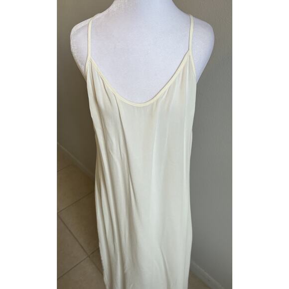 Christy Dawn Casual Slip Dress Maxi Long Recycle ECO Luxury Minimal USA XL - Picture 4 of 13